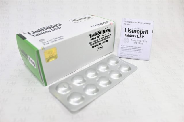 Lisinopril Tablets USP 5mg Taj Pharma