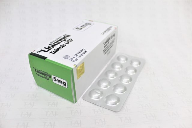 Lisinopril Tablets USP 5mg Taj Pharma