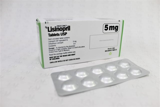 Lisinopril Tablets USP 5mg Taj Pharma