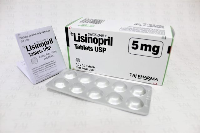 Lisinopril Tablets USP 5mg Taj Pharma