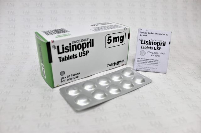 Lisinopril Tablets USP 5mg Taj Pharma