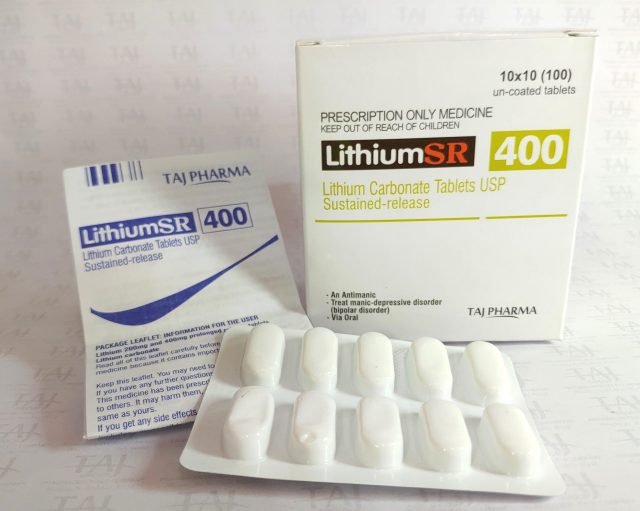 Lithium Carbonate Extended Release Tablets USP 400mg
