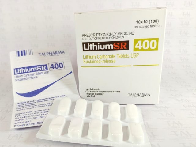 Lithium Carbonate Sustained Release Tablets USP 400mg