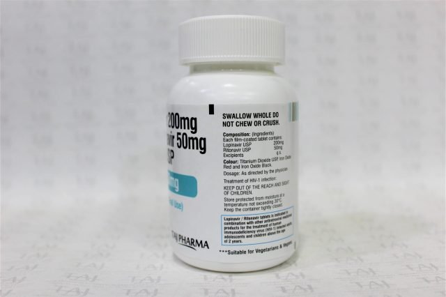 Lopinavir and Ritonavir Tablets USP 200mg+50mg