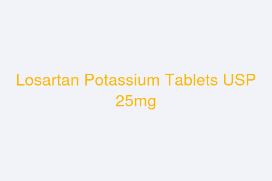 Losartan Potassium Tablets USP 25mg