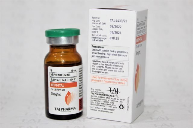 Mephentermine Sulphate Injection IP 30mg/ml