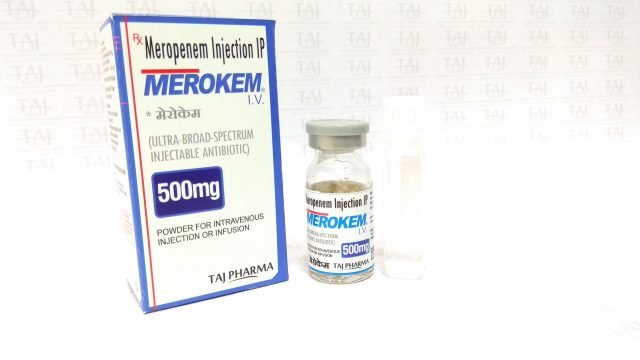  Merokenm (Meropenem) 500mg powder for solution for injection & infusion