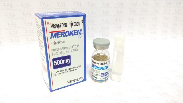  Merokenm (Meropenem) 500mg powder for solution for injection & infusion