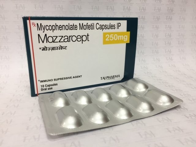 Mycophenolate Mofetil Capsules IP 250mg (MOZZARCEPT)