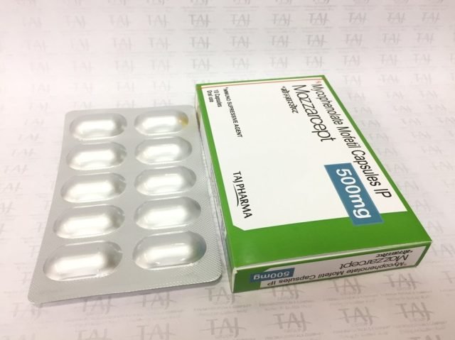 Mycophenolate Mofetil Capsules IP 500mg