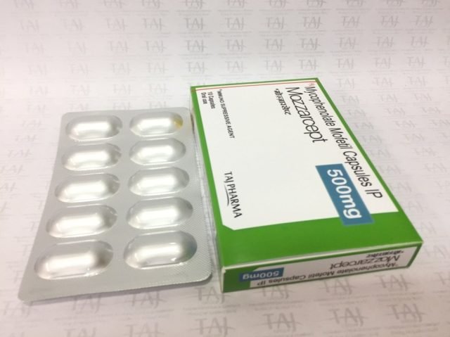 Mycophenolate Mofetil Capsules IP 500mg