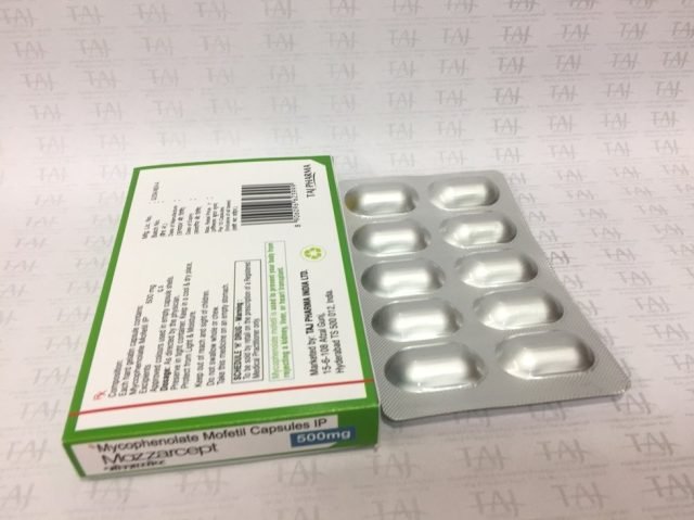 Mycophenolate Mofetil Capsules IP 500mg