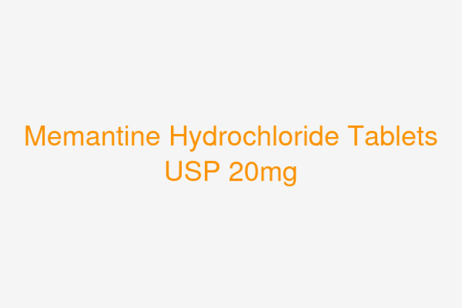 Memantine Hydrochloride Tablets USP 20mg