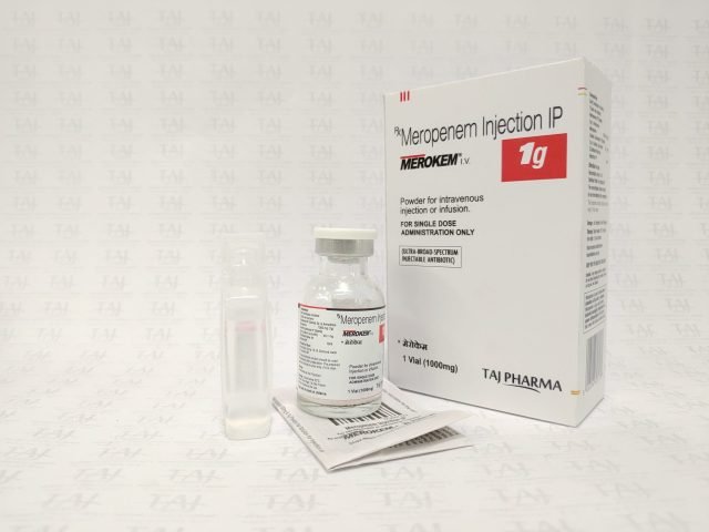 Meropenem Injection IP 1g (MEROKEM)