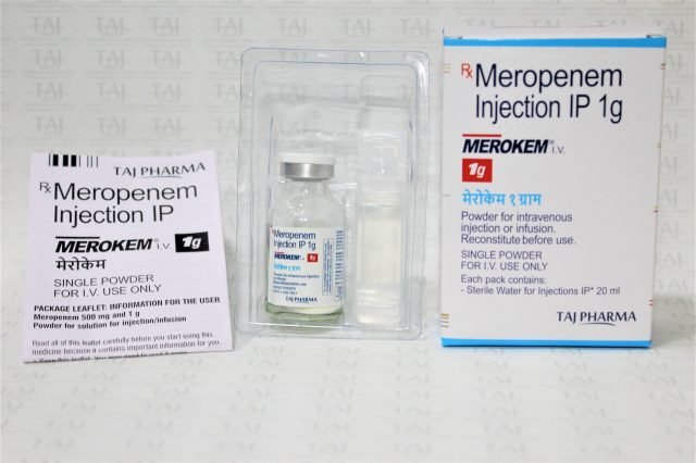 Meropenem Injection IP 1gm (MEROKEM)