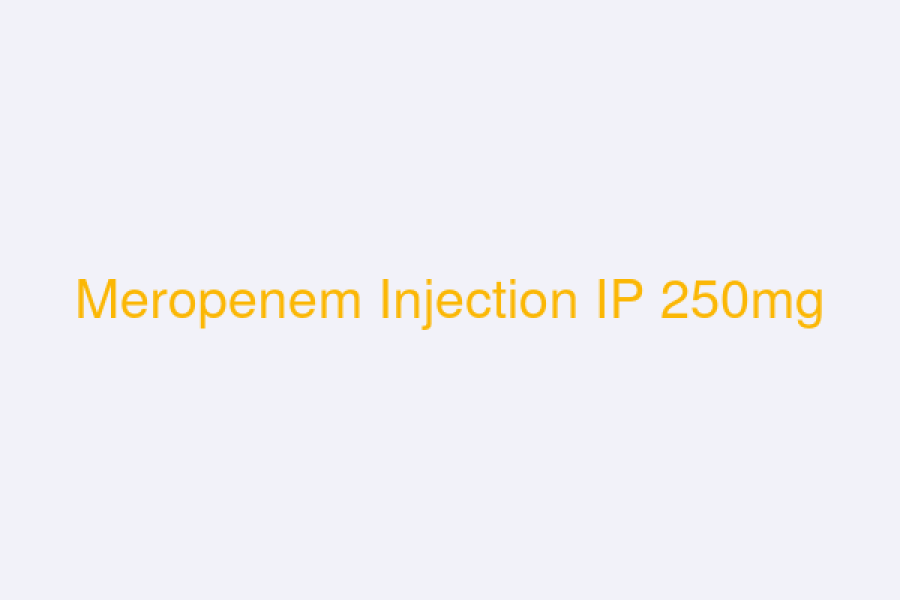 Meropenem Injection IP 250mg (MEROKEM)