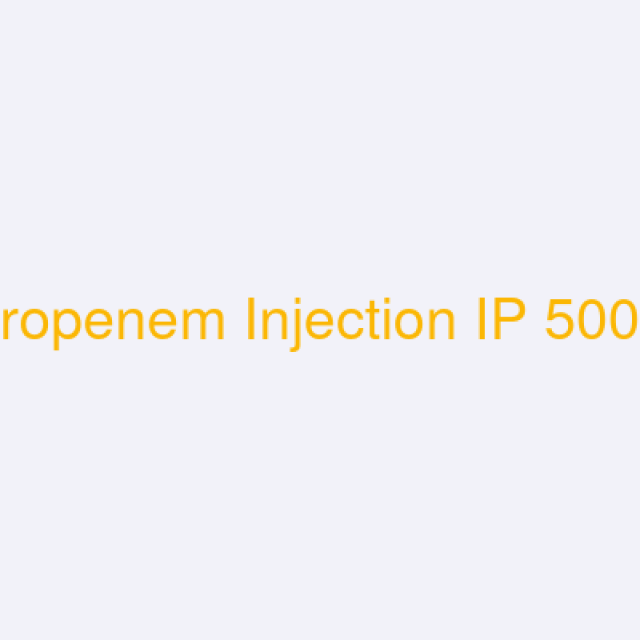 Meropenem Injection IP 500mg (MEROKEM)