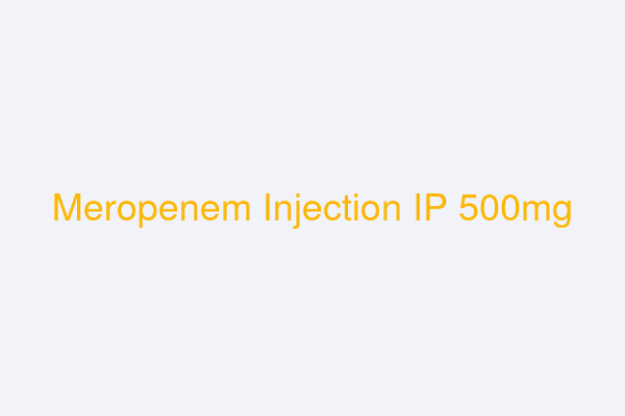 Meropenem Injection IP 500mg (MEROKEM)