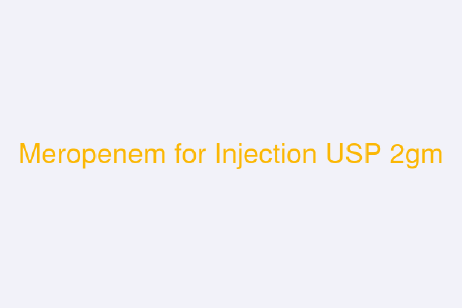 Meropenem for Injection USP 2gm (MEROKEM)