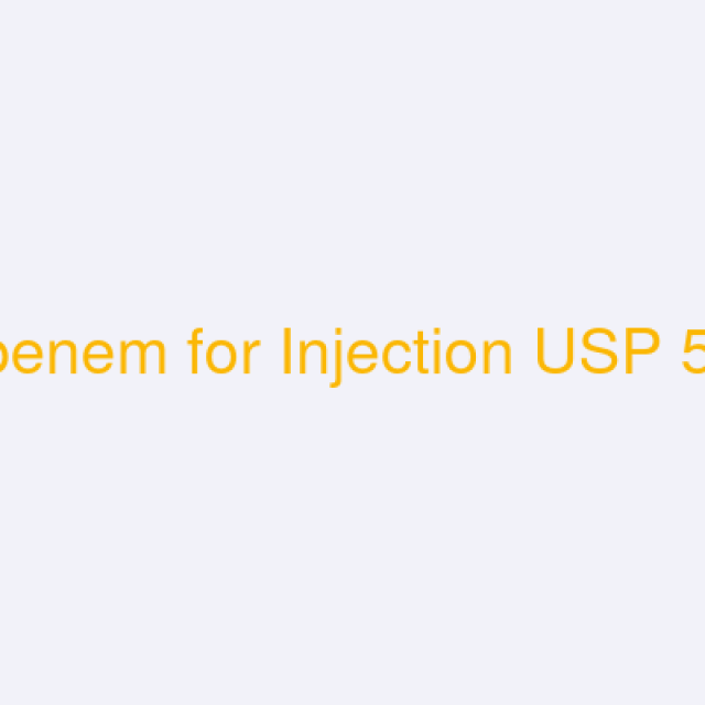 Meropenem for Injection USP 500mg (MEROKEM)