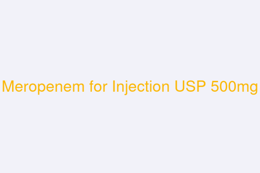 Meropenem for Injection USP 500mg (MEROKEM)