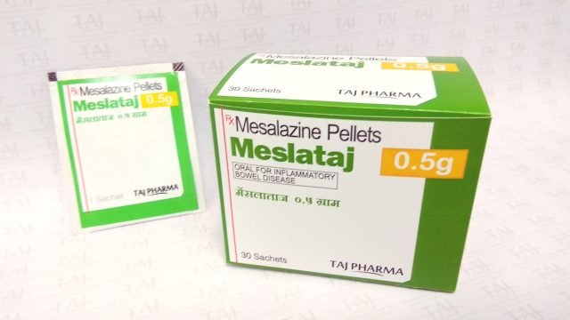 Mesalazine Sachet 0.5g prolonged release granules - Sachet 0.5g