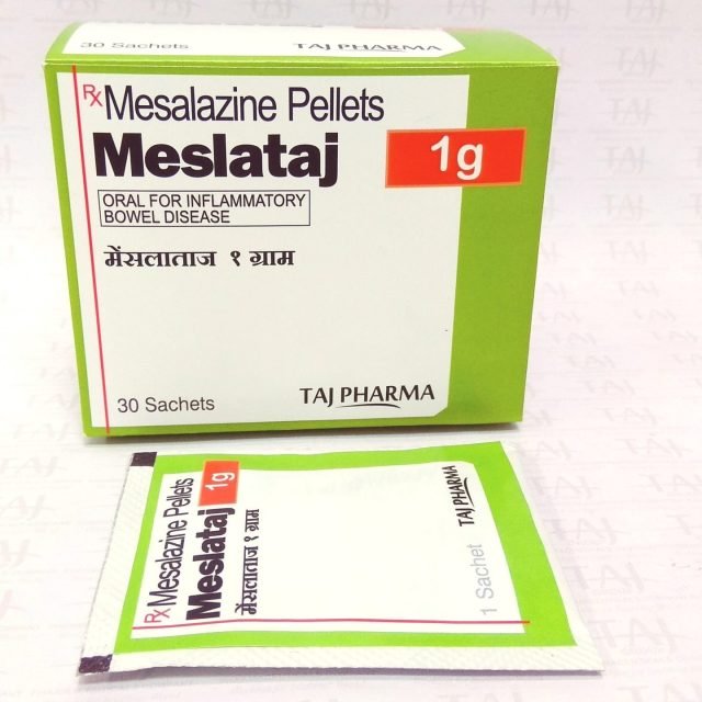 Mesalazine Pellets – PR Granules 0.5g (MESALATAJ) Taj Pharma