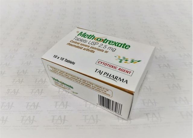 Methotrexate 5mg tablets Taj Pharma
