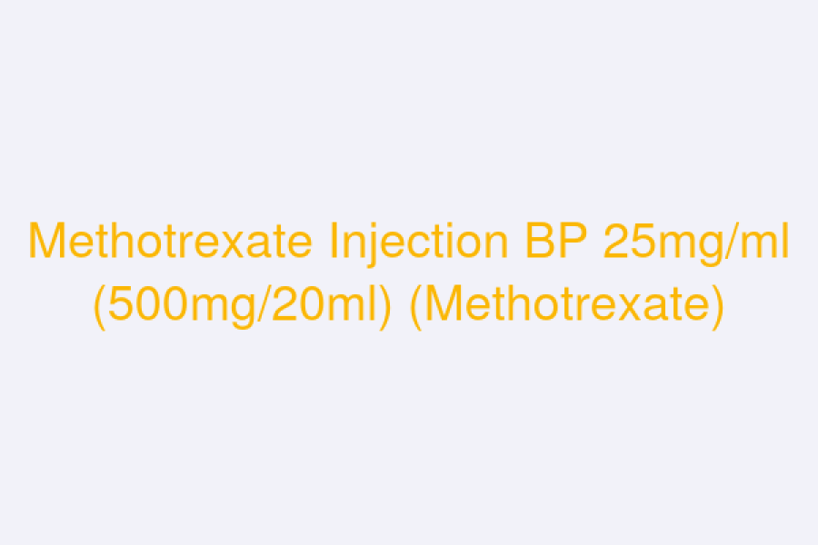 Methotrexate Injection BP 25mg/ml (500mg/20ml) (Methotrexate)