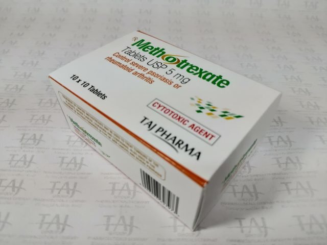 Methotrexate Tablets USP 5mg Taj Pharma India