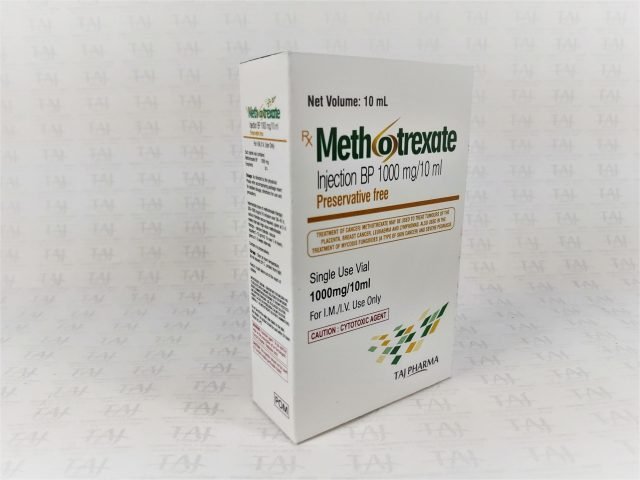    Methotrexate BP Injection 1000mg/10ml Taj Pharmaceuticals Mumbai