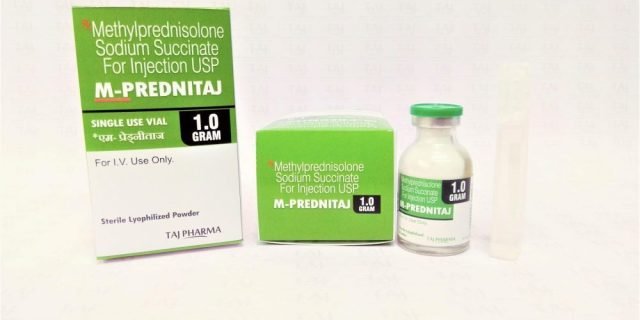Methylprednisolone Sodium Succinate for Injection USP 1gm (M-Prednitaj)