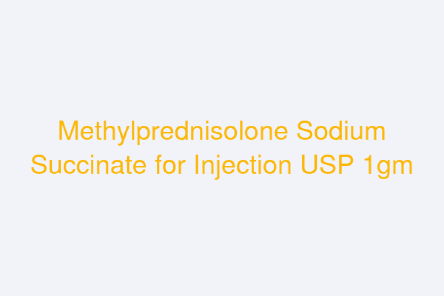 Methylprednisolone Sodium Succinate for Injection USP 1gm (M-Prednitaj)