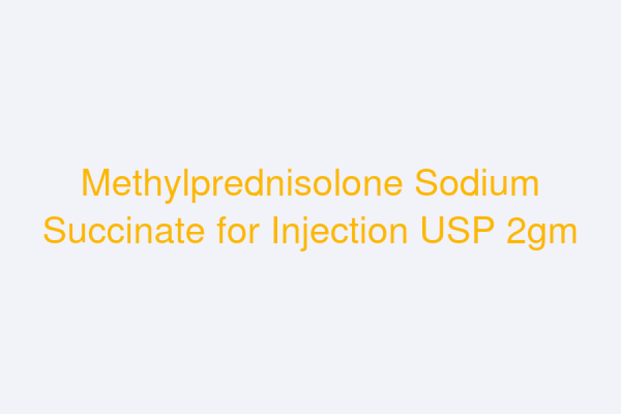 Methylprednisolone Sodium Succinate for Injection USP 2gm (M-Prednitaj)