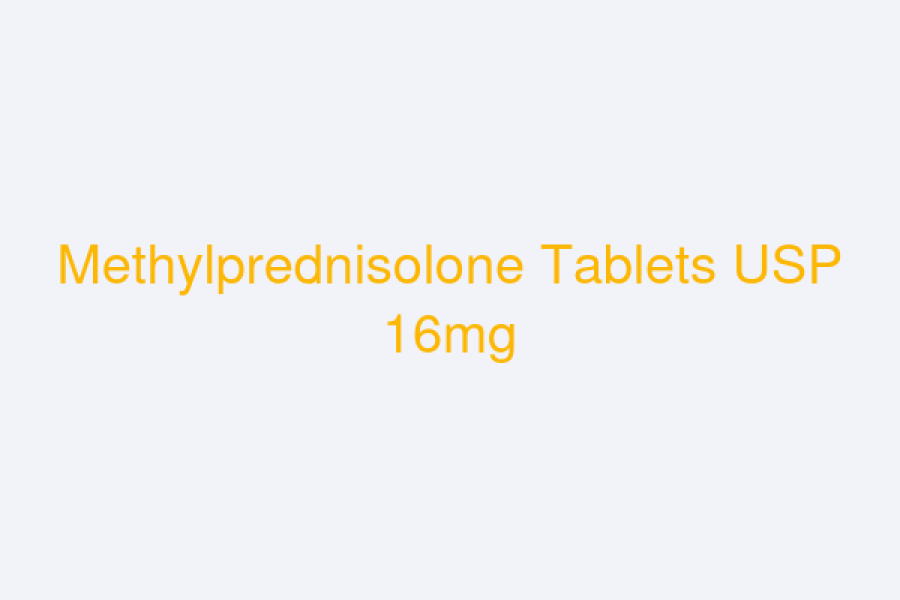 Methylprednisolone Tablets USP 16mg