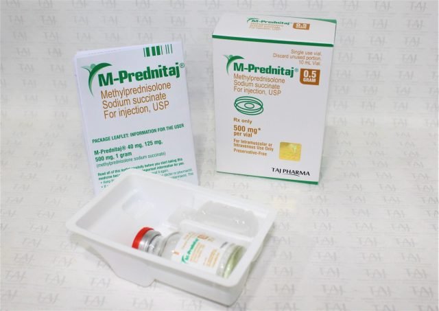 Methylprednisolone Sodium Succinate for Injection USP 500mg (M-Prednitaj)