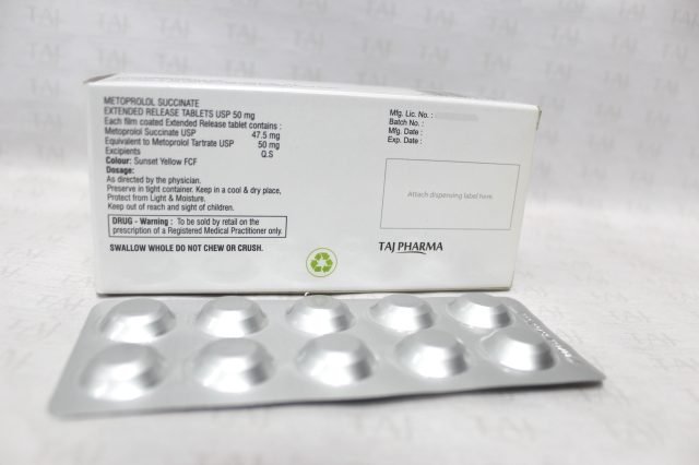 Metoprolol-Succinate-Extended-Release-Tablets-50mg-Taj-Pharma