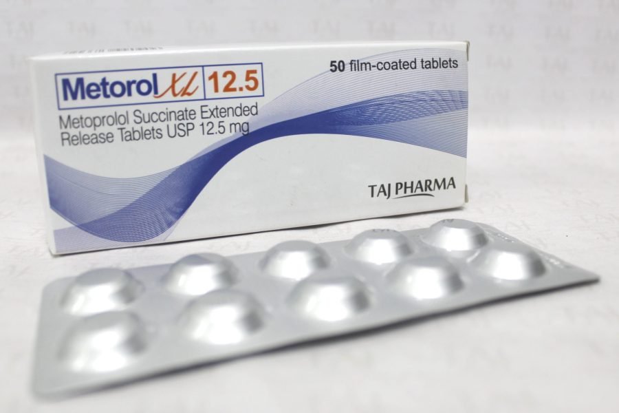 Metoprolol Succinate Extended Release Tablets USP 12.5mg Taj Pharma