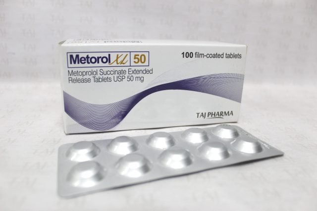 Metoprolol Succinate Extended Release Tablets USP 50mg Taj Pharma