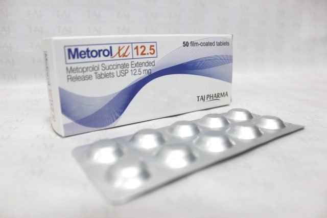 Metoprolol Succinate USP film coated tablets 12.5mg (METOROLXL)