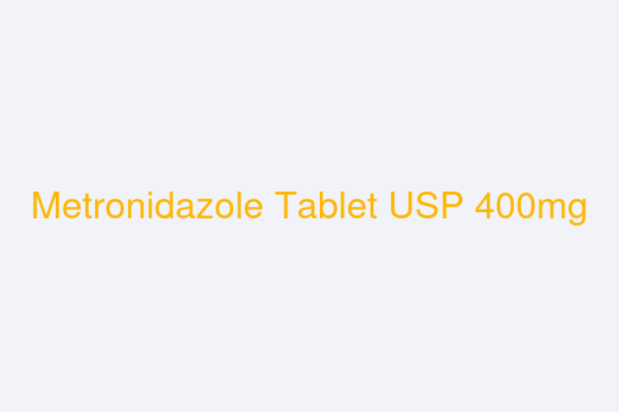 Metronidazole Tablet USP 400mg