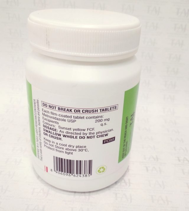 Metronidazole Tablet USP 200mg