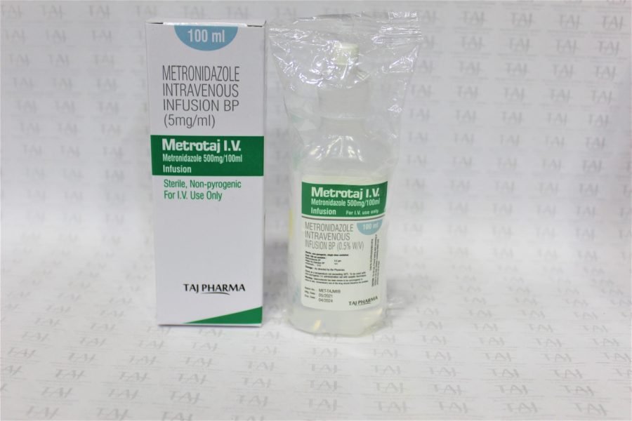 Metronidazole Intravenous Infusion BP 5mg/ml (Metrotaj)