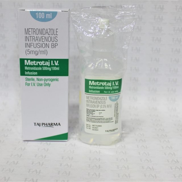 Metronidazole Intravenous Infusion BP 5mg/ml (Metrotaj)