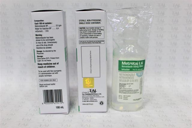 Metronidazole Intravenous Infusion BP 5mg/ml 
