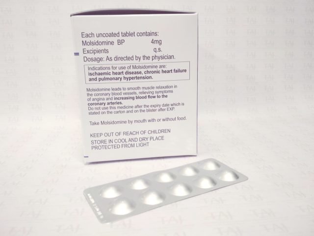 Molsidomine Tablets 4mg