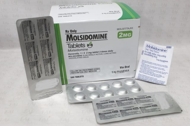 Molsidomine Tablets 2 mg Taj Pharma
