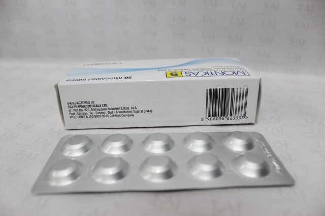 Montelukast Sodium Film Coated Tablet 5 mg Taj Pharma