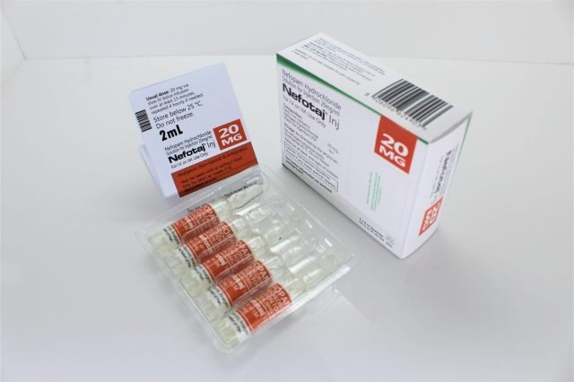 Nefopam Hydrochloride 20 mg/ml Injection