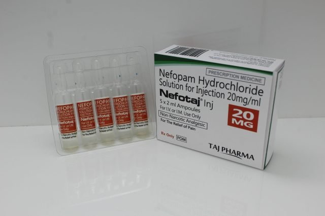 Nefopam Hydrochloride 20 mg/ml Injection